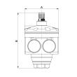 RIEGLER Großdruckregler mit 2 Manometern, G 2, Regelbereich 0,5 - 6 bar Produktbild img2 S