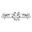 5/3-Wegeventil, elpn, ext. Steuerl., Mitte belüft., G 1/2, 230VAC Produktbild img2 S