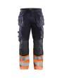 Multinorm Arbeitshose Inhärent Marineblau/Orange D28 Produktbild img1 S