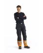 Multinorm Arbeitshose Inhärent Marineblau/Orange D28 Produktbild img3 S