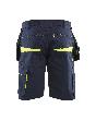 Service Shorts mit Nageltaschen Dunkel Marineblau/High Vis Gelb C54 Produktbild img2 S