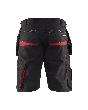 Service Shorts mit Nageltaschen Schwarz/Rot C58 Produktbild img2 S