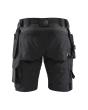 Handwerker Shorts 4-Wege-Stretch Schwarz/Dunkelgrau C48 Produktbild img2 S