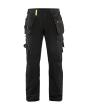 Handwerker Arbeitshose 4-Wege-Stretch Schwarz/Gelb D22 Produktbild img1 S