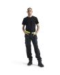 Handwerker Arbeitshose 4-Wege-Stretch Schwarz/Gelb D22 Produktbild img3 S