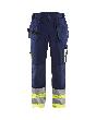 High Vis Arbeitshose Marineblau/Gelb C102 Produktbild img1 S