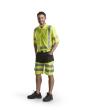 High Vis Shorts mit Stretch Schwarz/Gelb C58 Produktbild img3 S