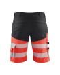 High Vis Shorts mit Stretch Schwarz/High Vis Rot C50 Produktbild img2 S