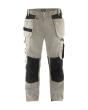 Handwerker Arbeitshose Steingrau/Schwarz D24 Produktbild img1 S
