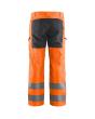 High Vis Arbeitshose mit Stretch High Vis Orange/Mittelgrau C62 Produktbild img2 S