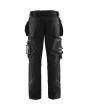 Handwerker Arbeitshose mit Stretch Schwarz C60 Produktbild img2 S