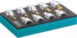 HAZET Schraubendreher-Steckschlüsseleinsatz Satz ∙ TORX® 163-271/9 ∙ 1/2 Zoll (12,5 mm) Vierkant hohl ∙ Innen TORX® Profil ∙ 9-teilig ∙ T20 – T60 Produktbild img2 S