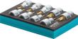 HAZET Schraubendreher-Steckschlüsseleinsatz Satz ∙ TORX® 163-271/9 ∙ 1/2 Zoll (12,5 mm) Vierkant hohl ∙ Innen TORX® Profil ∙ 9-teilig ∙ T20 – T60 Produktbild img3 S