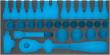 HAZET 2-Komponenten Weichschaumeinlage 163-272L ∙ L x B: 342 mm x 172 mm Produktbild img1 S