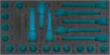 HAZET 2-Komponenten Weichschaumeinlage 163-492L ∙ L x B: 342 mm x 172 mm Produktbild img1 S