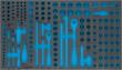 2-Komponenten Weichschaumeinlage 163-549L ∙ L x B: 691 mm x 392 mm Produktbild img1 S