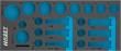 HAZET 2-Komponenten Weichschaumeinlage 163-570L ∙ L x B: 392 mm x 172 mm Produktbild img1 S
