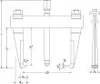 HAZET Schnellspann-Abzieher ∙ 2-armig 1750-26 ∙ Spannbereich: 260 mm Produktbild img6 S