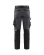 Handwerker Arbeitshose mit Stretch Mittelgrau/Schwarz C50 Produktbild img2 S