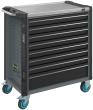 HAZET Werkstattwagen Assistent 179NXL ∙ einzeln 179NXL-8-VW ∙ L x B x H: 959 mm x 518 mm x 1020 mm ∙ Schubladen, flach: 7× 81 x 696 x 398 mm ∙ Schubladen, hoch: 1× 166 x 696 x 398 mm Produktbild img1 S