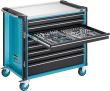 HAZET Werkstattwagen Assistent 179NXXL-8D ∙ L x B x H: 1133 mm x 642 mm x 1020 mm ∙ Schubladen, flach: 7× 81 x 870 x 522 mm ∙ Schubladen, hoch: 1× 166 x 870 x 522 mm Produktbild img6 S