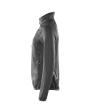 Fleecepullover mit Reißverschluss, Damen Microfleecejacke Größe XL, schwarz Produktbild img2 S