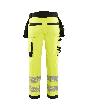 High Vis Softshell Arbeitshose High Vis Gelb/Schwarz D31 Produktbild img2 S