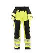 High Vis Softshell Arbeitshose High Vis Gelb/Schwarz D31 Produktbild img1 S