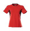 T-Shirt, Damen Damen T-shirt Größe XL ONE, verkehrsrot/schwarz Produktbild img1 S