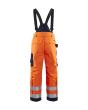 High Vis Winter Latzhose High Vis Orange/Marineblau C114 Produktbild img2 S