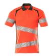 Polo-Shirt, moderne Passform Polo-shirt Größe 3XLONE, hi-vis rot/dunkelanthrazit Produktbild img1 S
