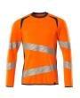 Sweatshirt, moderne Passform Sweatshirt Größe 5XLONE, hi-vis orange/dunkelpetroleum Produktbild img1 S