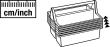 HAZET Kunststoff-Tragekasten 190L-1 ∙ L x B x H: 396 mm x 294 mm x 215 mm Produktbild img4 S