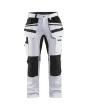 Malerhose mit Stretch-Einsätzen Weiß/Schwarz D28 Produktbild img1 S