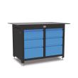 Schweisskraft Werkbank Siegmund Workstation 1208 geschlossen inklusive 6 Schubladen Produktbild
