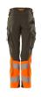 Hose, Damen,DIAMOND, Knietaschen,Stretch Hose Größe 76C44, dunkelanthrazit/hi-vis orange Produktbild img3 S