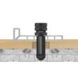 Schweisskraft Flächenspannbolzen dreifach brüniert für System 16 Produktbild img2 S