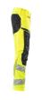 Hose mit Knietaschen, Stretch-Einsätze Hose Größe 90C60, hi-vis gelb/schwarzblau Produktbild img4 S