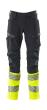 Hose mit Knietaschen, ULTIMATE STRETCH Hose Größe 76C58, schwarzblau/hi-vis gelb Produktbild img1 S