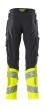 Hose mit Knietaschen, ULTIMATE STRETCH Hose Größe 76C58, schwarzblau/hi-vis gelb Produktbild img3 S