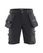 Handwerker Shorts 4-Wege-Stretch X1900 Dunkelgrau/Schwarz C50 Produktbild img1 S