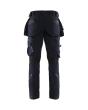 Handwerker Arbeitshose 4-Wege-Stretch X1900 Dunkel Marineblau/Schwarz D28 Produktbild img2 S
