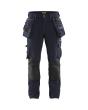 Handwerker Arbeitshose 4-Wege-Stretch X1900 Dunkel Marineblau/Schwarz D28 Produktbild img1 S