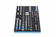 GEDORE 2005 CT4-U-20 Steckschlüssel-Satz 1/4"-3/8"-1/2" in Check-Tool-Modul, 91-teilig Produktbild img3 S