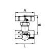 RIEGLER Nadelventil, Messing, mit Feinregulierung, G 3/8 IG, DN 4 Produktbild img2 S