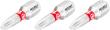 HAZET Bit 2215N-PH1/3 ∙ 1/4 Zoll (6,3 mm) Sechskant massiv ∙ Kreuzschlitz Profil PH ∙ 3-teilig ∙ SW PH1 Produktbild img1 S