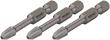 HAZET Schlag-, Maschinenschrauber Torsions-Bits 2215SLG-PH1/3 ∙ 1/4 Zoll (6,3 mm) Sechskant massiv ∙ Kreuzschlitz Profil PH ∙ 3-teilig ∙ SW PH1 Produktbild img1 S