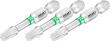 HAZET Bit 2223NSLG-T27/3 ∙ 1/4 Zoll (6,3 mm) Sechskant massiv ∙ Innen TORX® Profil ∙ 3-teilig ∙ SW T27 Produktbild img1 S