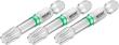 HAZET Bit 2223NSLG-T40/3 ∙ 1/4 Zoll (6,3 mm) Sechskant massiv ∙ Innen TORX® Profil ∙ 3-teilig ∙ SW T40 Produktbild img1 S
