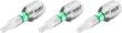 HAZET Bit 2223N-T8/3 ∙ 1/4 Zoll (6,3 mm) Sechskant massiv ∙ Innen TORX® Profil ∙ 3-teilig ∙ SW T8 Produktbild img1 S